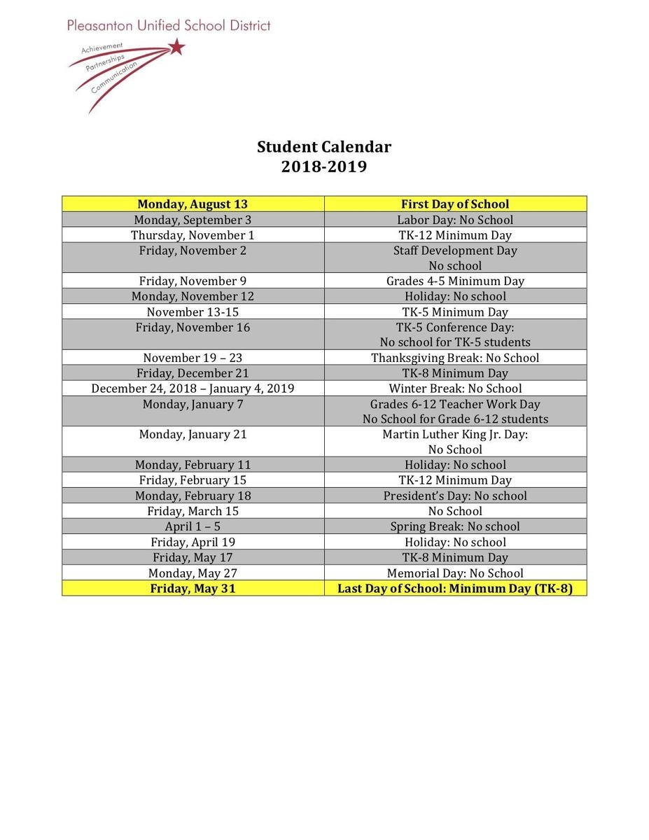 Poway Unified School District Calendar Qualads