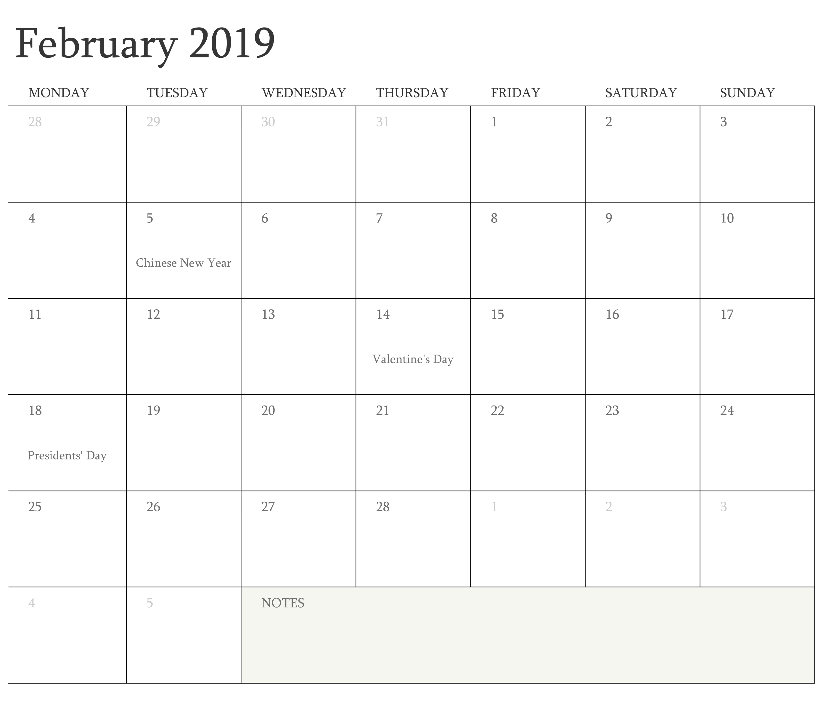 calendar-february-2019-with-holidays-qualads