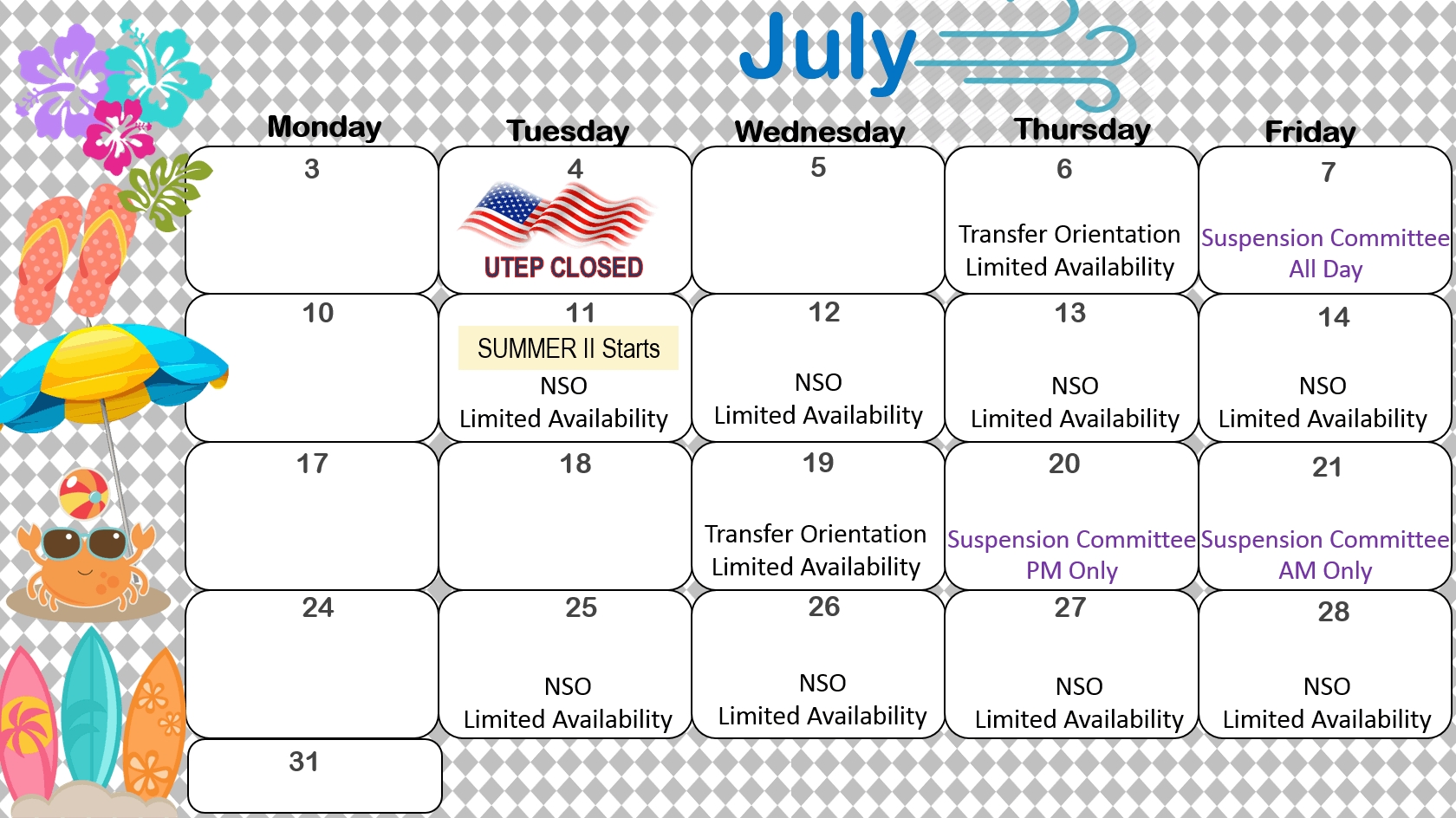 Utep Academic Calendar Qualads