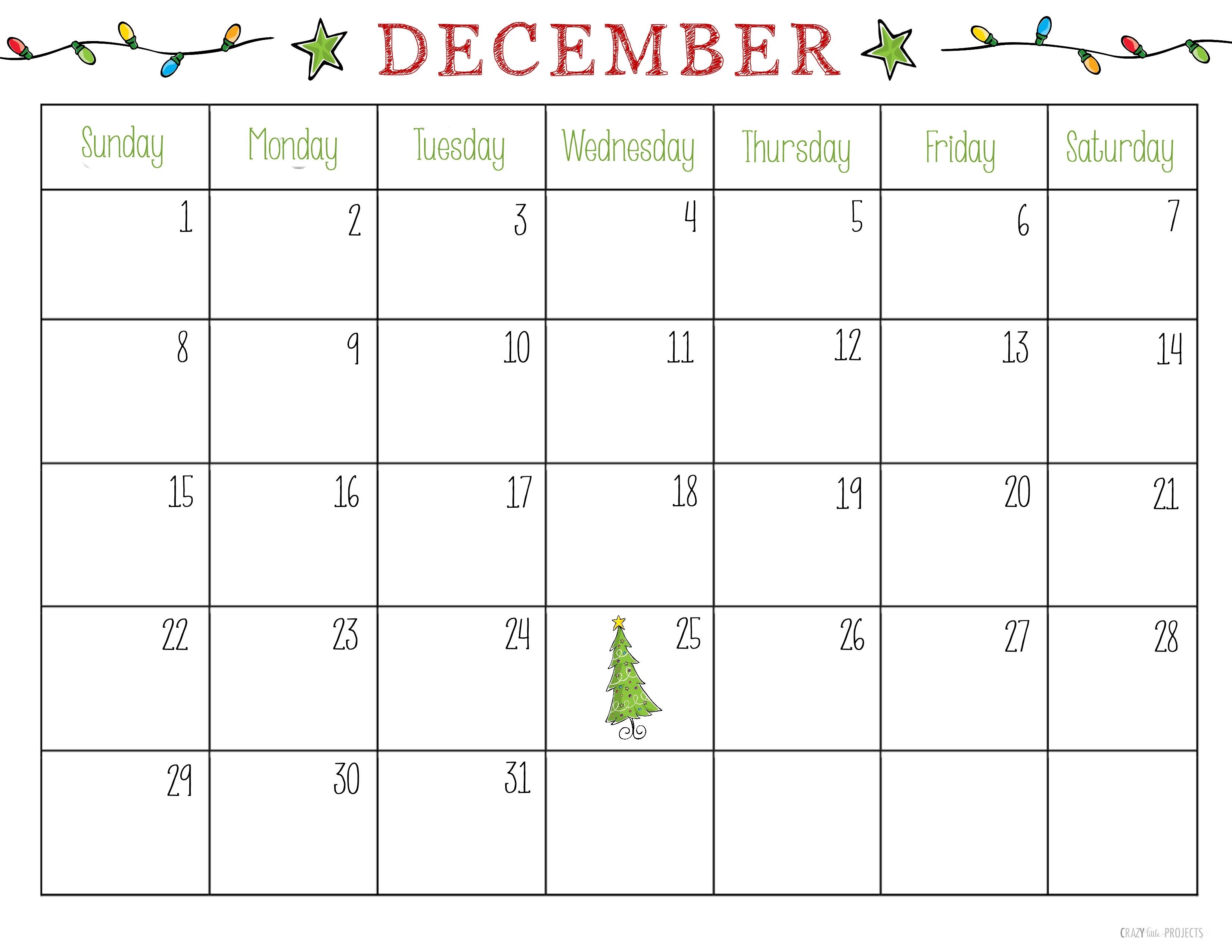 Free Printable Christmas Planner Also Cute December 2015