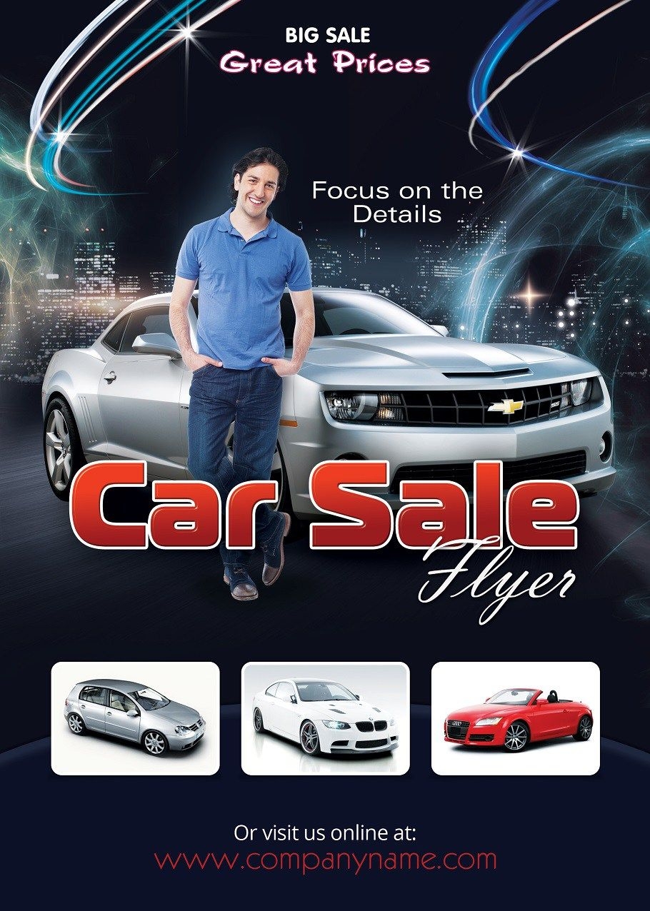 10 Car Sales Flyer Templates Free Printable Word Pdf Formats