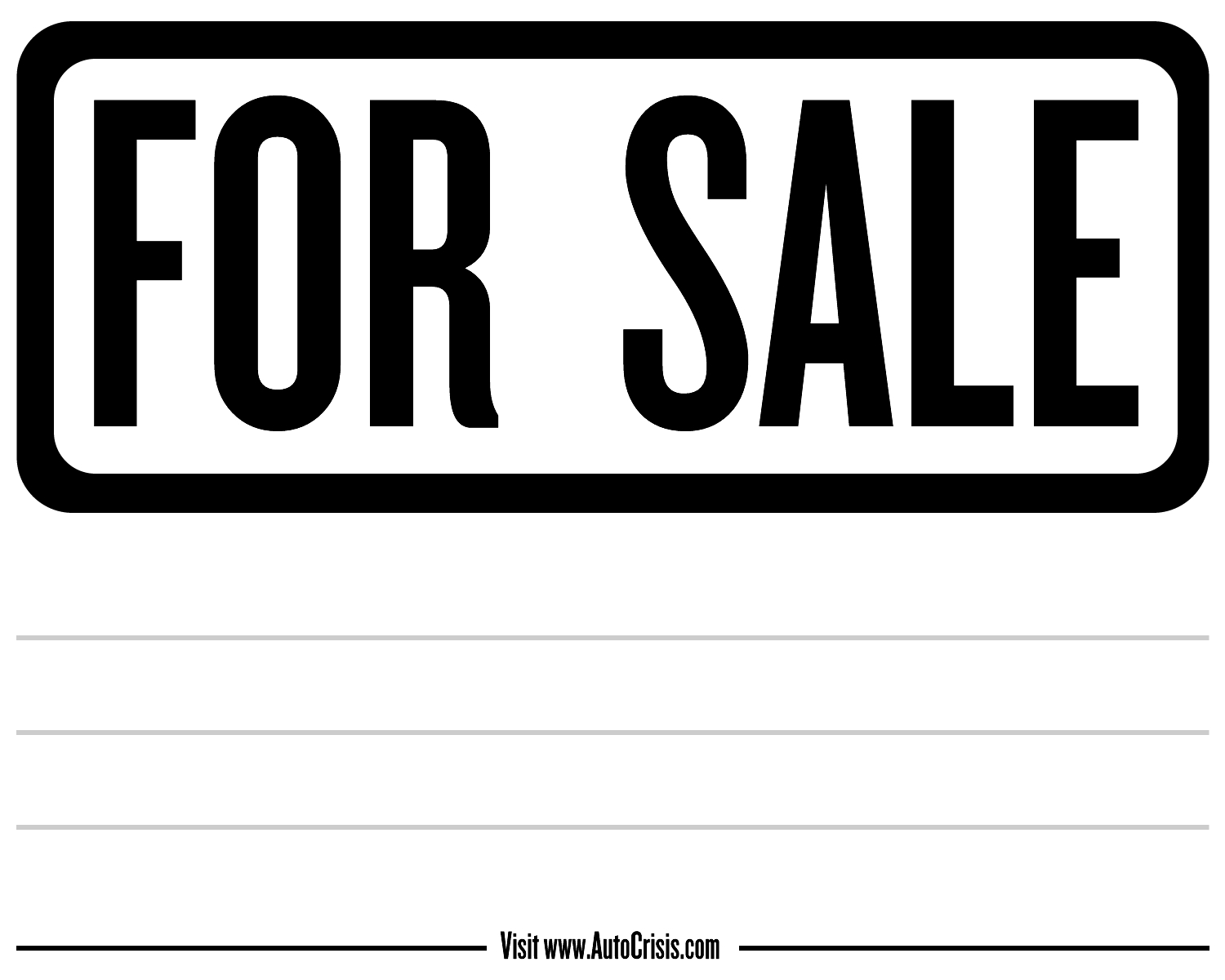This Car For Sale Sign Template Printable Images Copyright Are The