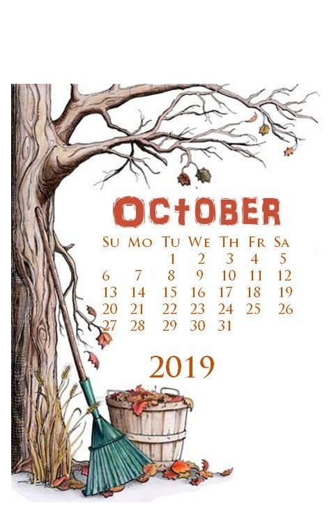 Iphone October 2019 Calendar Wallpaper Calender 2019 In 2019