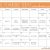 printable diet calendar