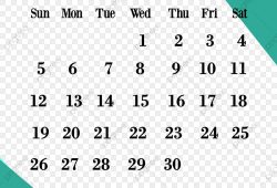 2022 June Calendar PNG