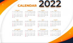Calendar 2022 Design Template