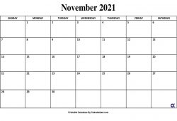 Calendar November 2021 Pinterest