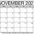 Calendar November 2021 with USA