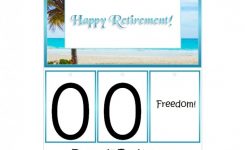 Countdown To Retirement Calendar Printable 5 Year Printable