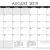 September Calendar 2020 Template
