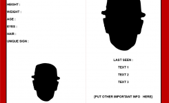 Missing Person Poster Template 2 Images Download This Missing