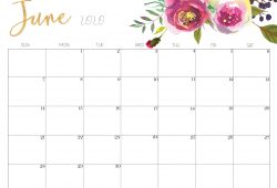 Printable Calendar June 2021
