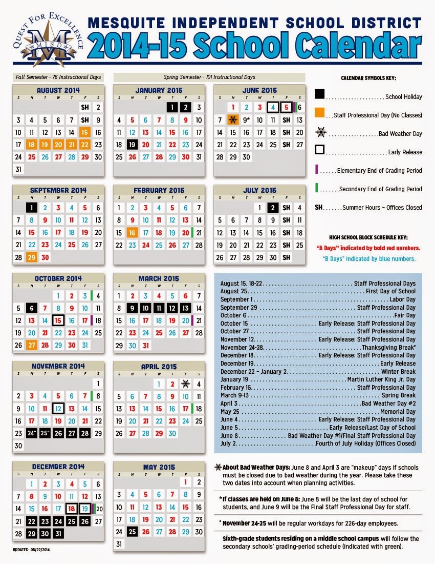 14 15 Cal On Utc Academic Calendar 2016 Calendar