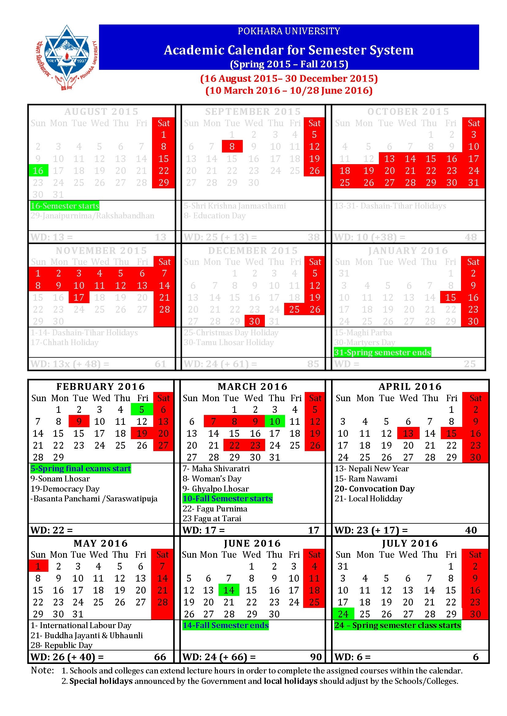 Belmont University Calendar Qualads