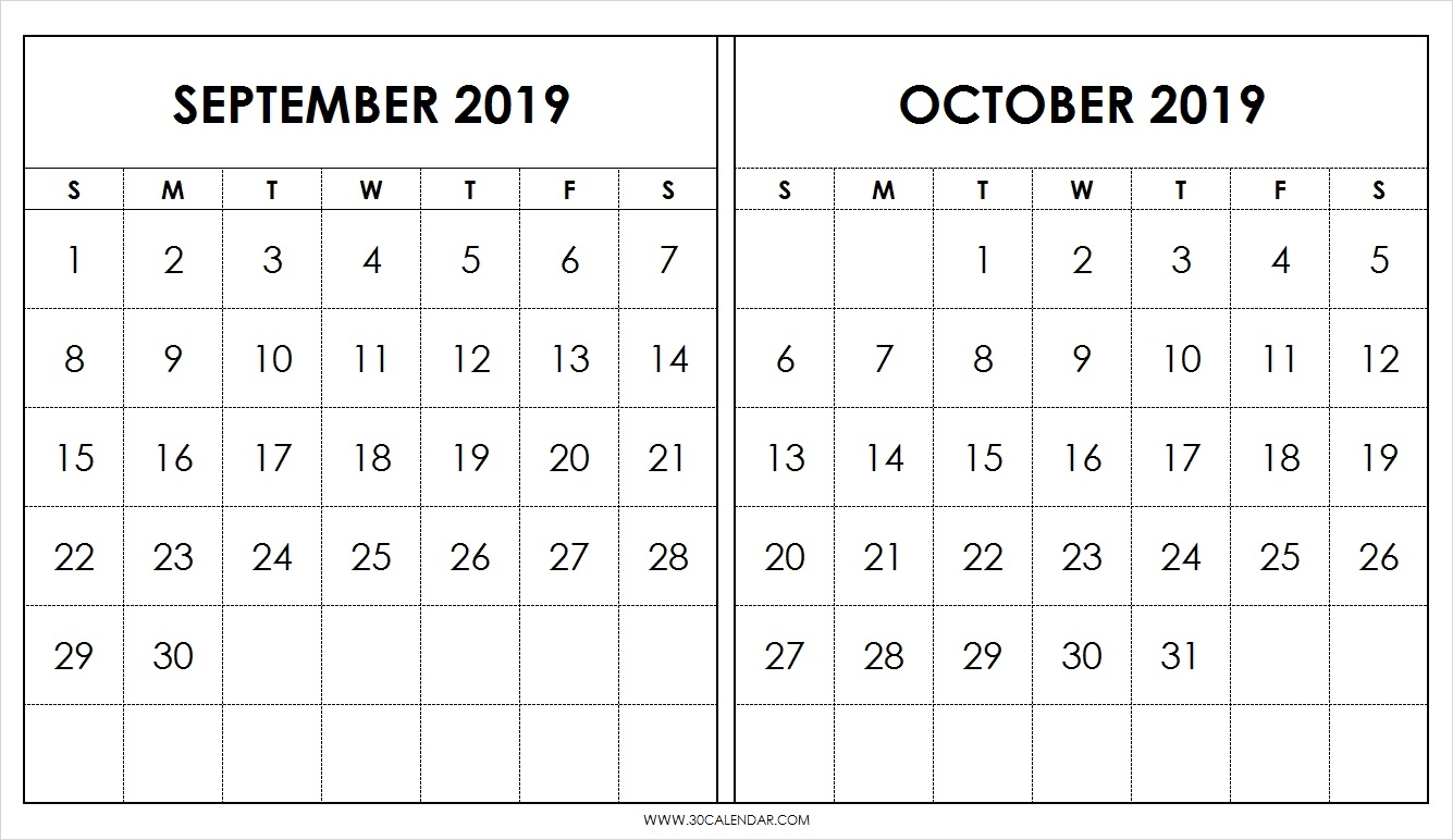 September October  2019