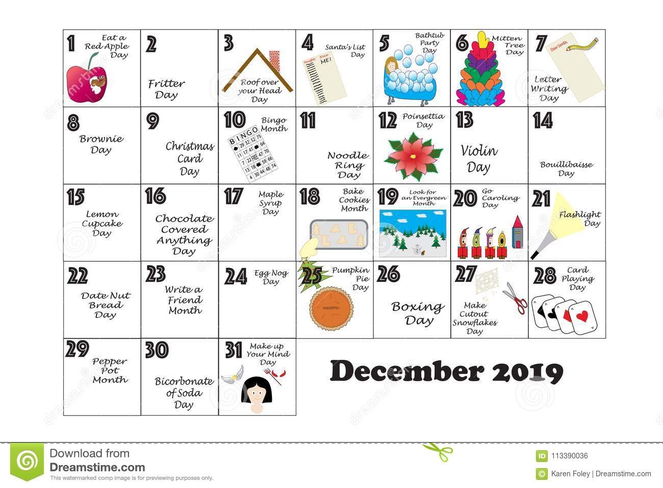 Holidays Events Calendar