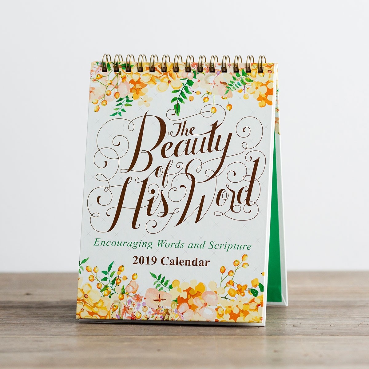 The Beauty Of His Word 2019 Desktop Calendar Dayspring