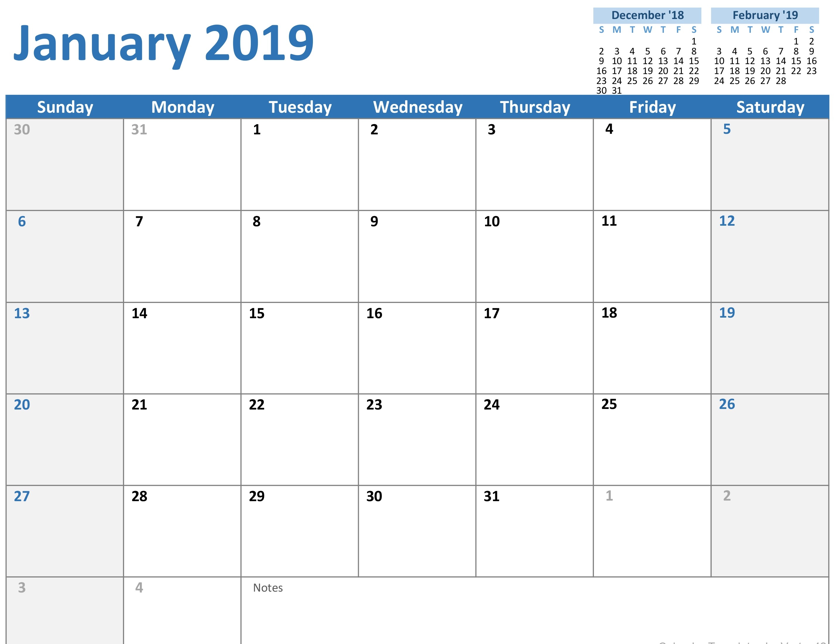 Microsoft Word Calendars