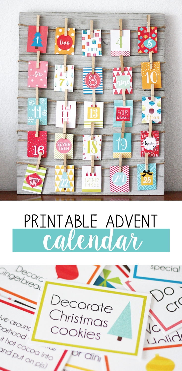 Free Printable Advent Calendar With Loads Of Fun Activities