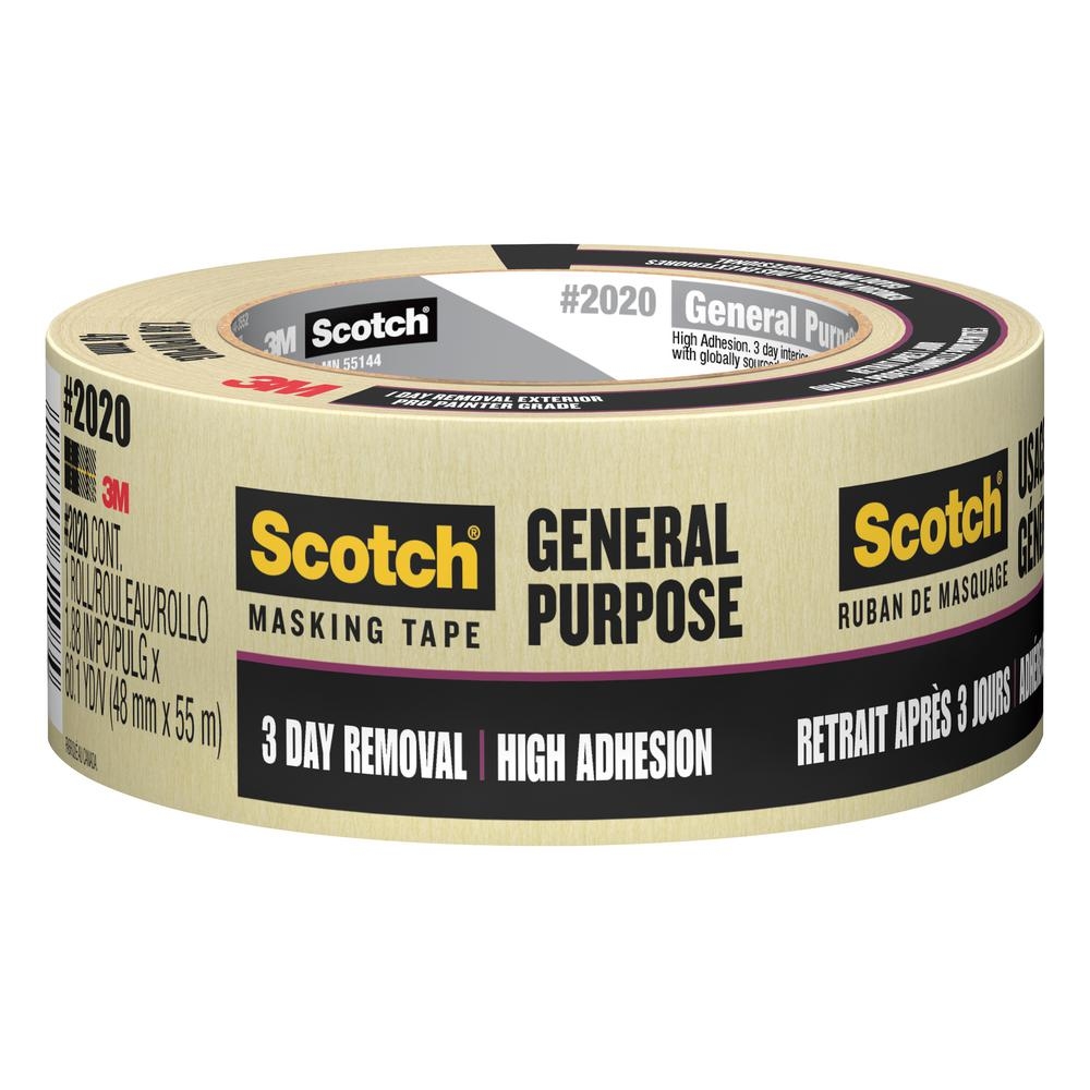 3m Scotch 188 In X 60 Yds General Purpose Masking Tape 2020 48a
