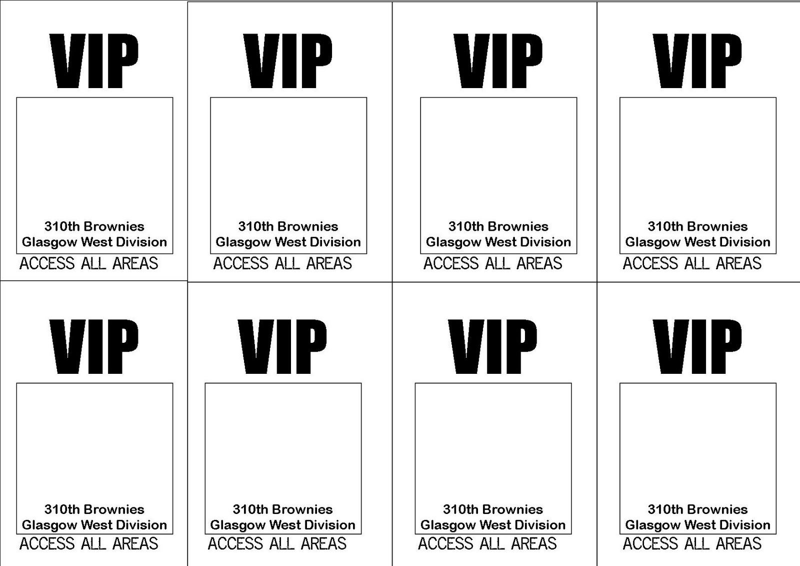 Backstage Pass Template Love The Idea Of A Vip All Access Pass