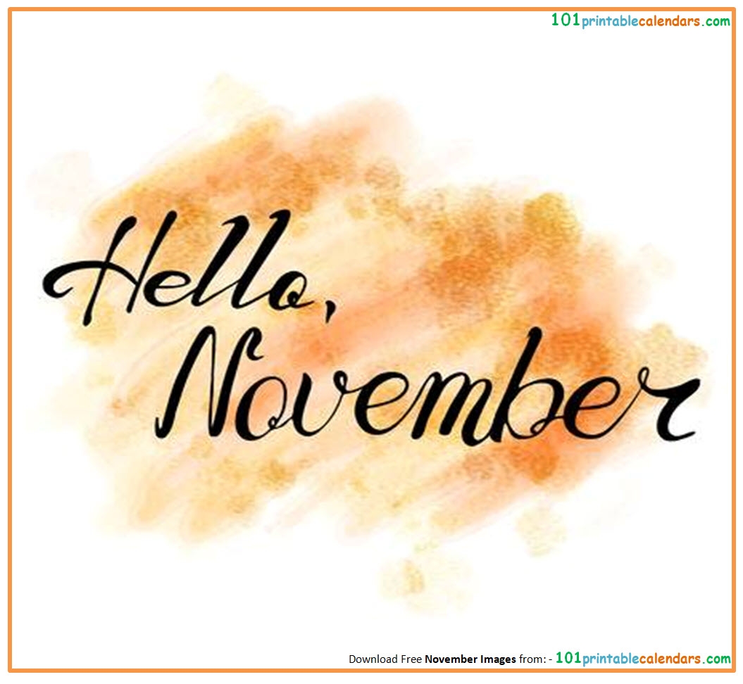 Hello November Photos Clip Art Tumblr