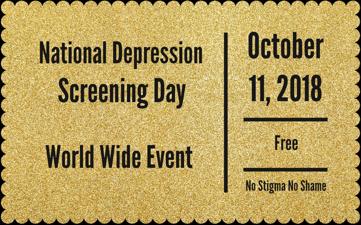 National Anxiety Disorders Screening Day 2019
