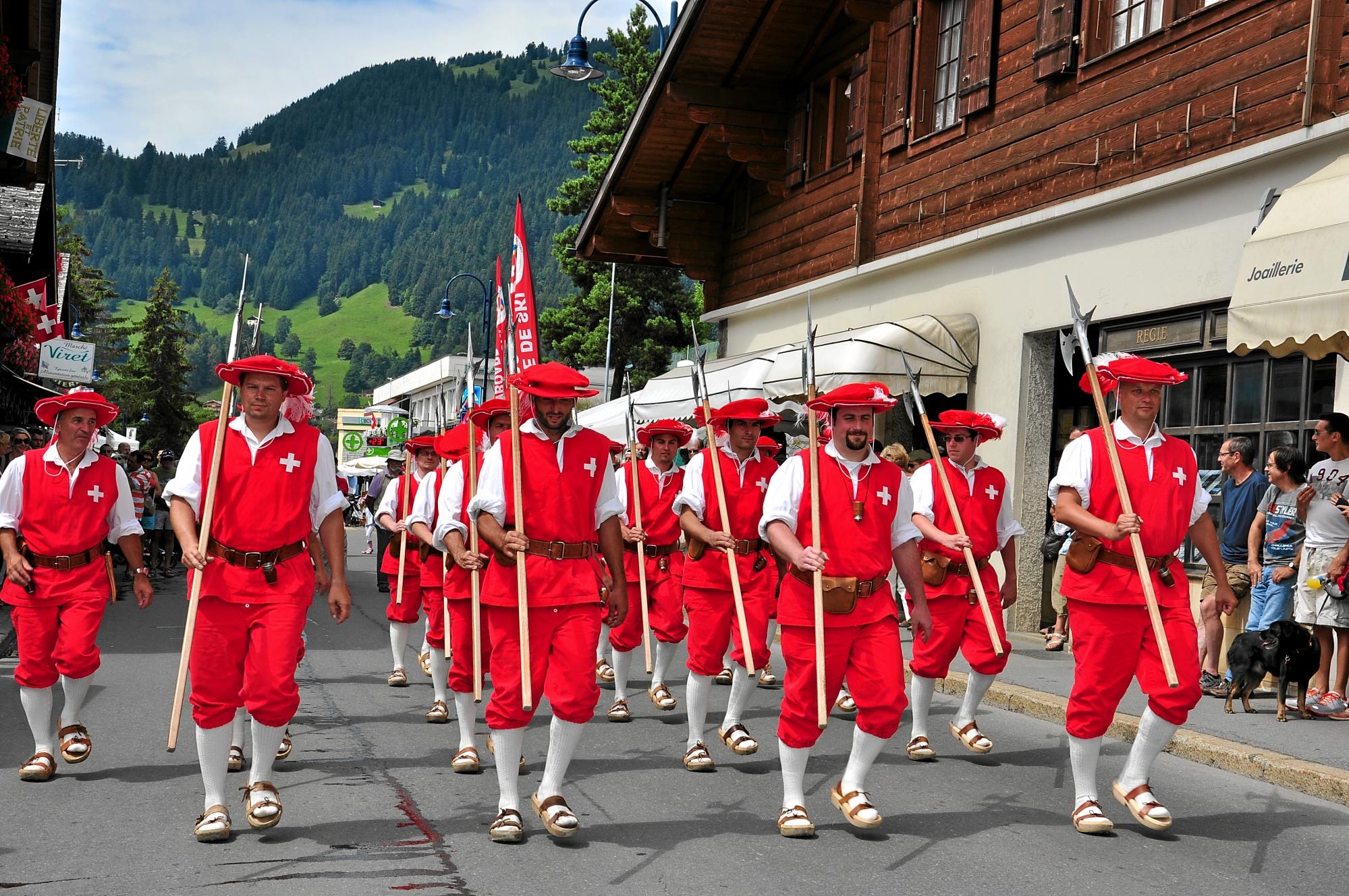 Swiss National Day And Mid Summer Festivities In Villars