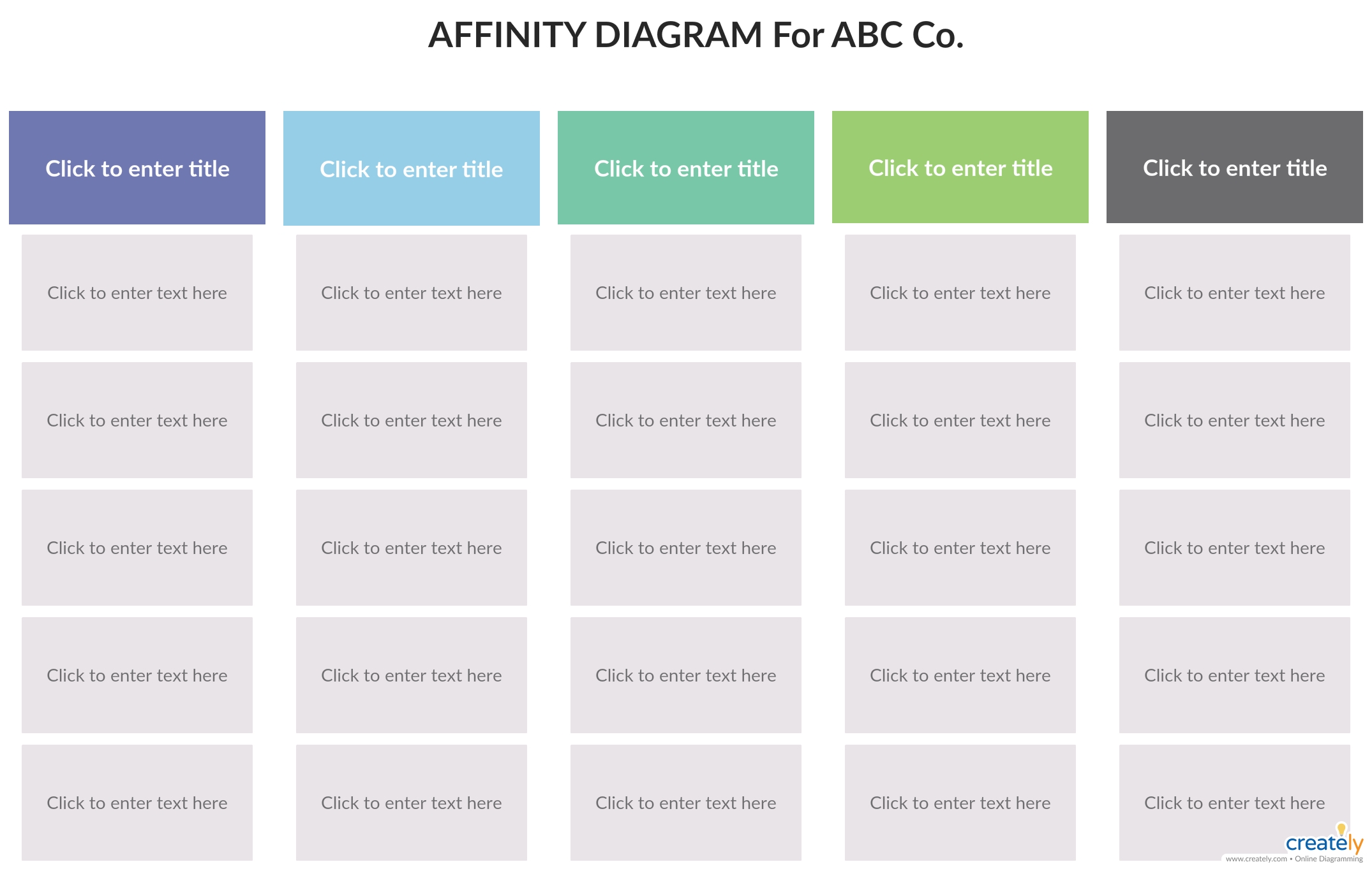 Affinity Diagram Template Word