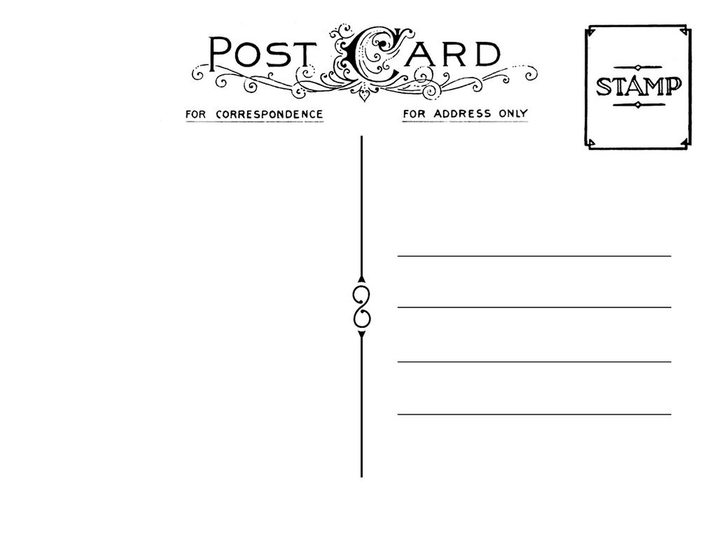 Diy Postcard Save The Date Back Wedding Stationary Postcard