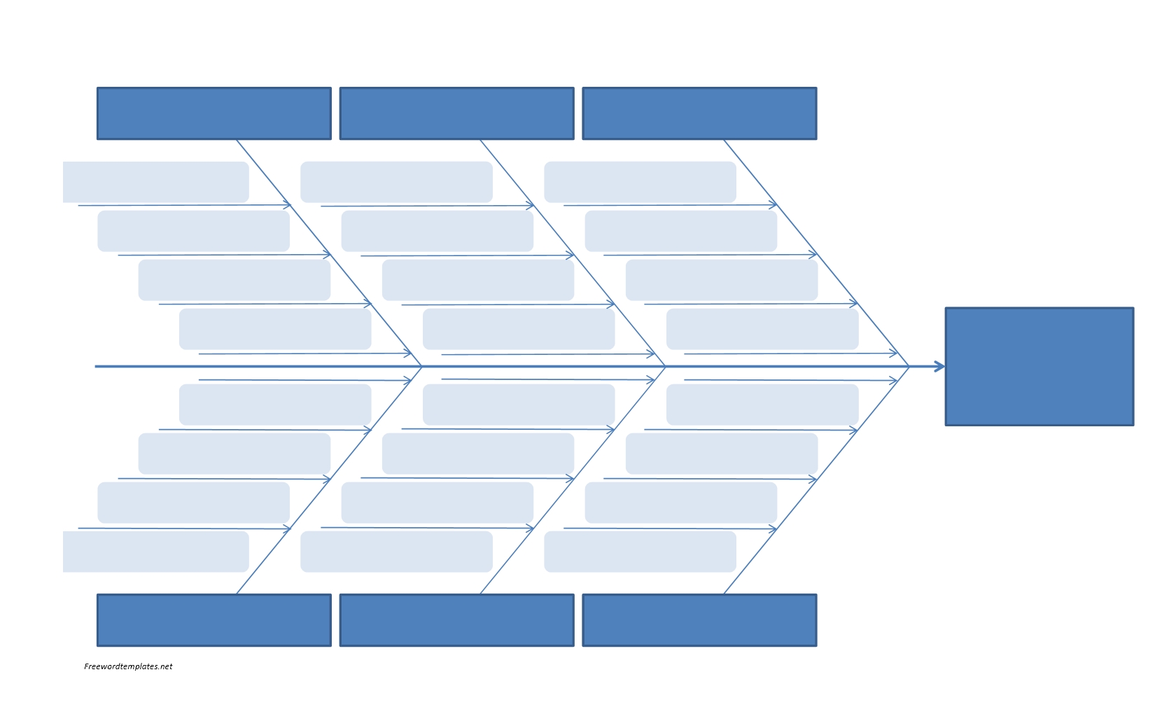 Fishbone Diagram Freewordtemplates