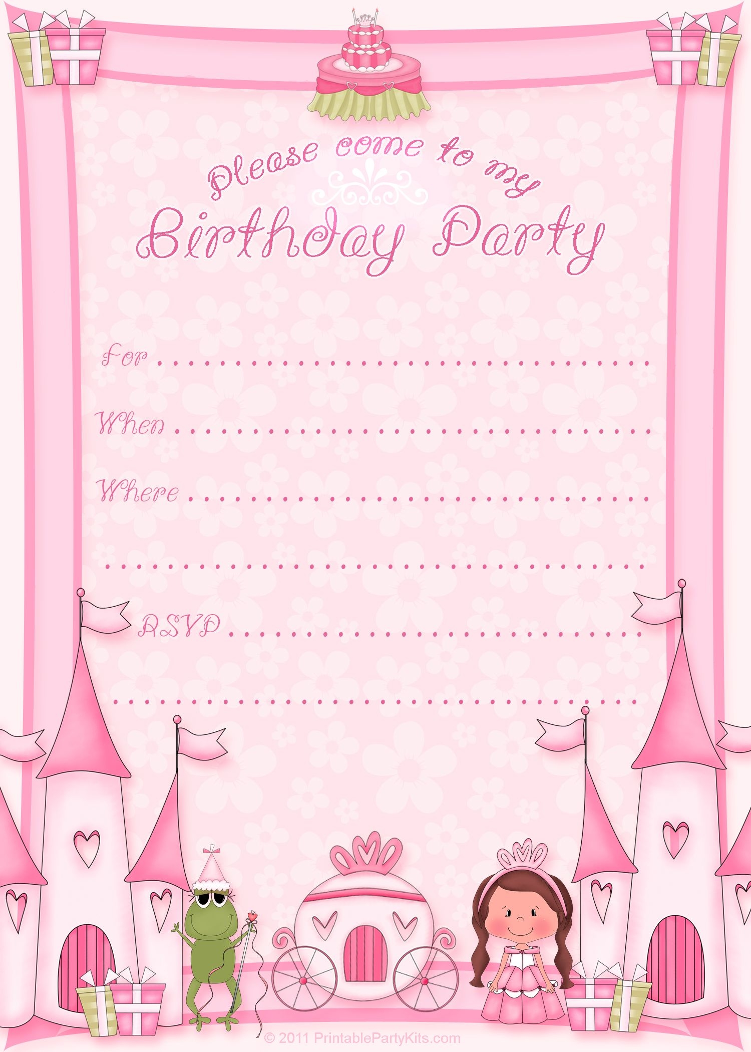 Free Printable Invitation Pinned For Kidfolio The Parenting Mobile