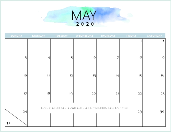 Free 2020 Calendar Printable Simple And Very Pretty Planners