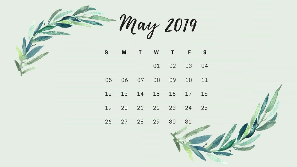 May 2019 Desktop Calendar Hd Wallpaper 150 May 2019 Calendar In