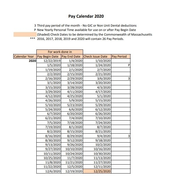2021 Federal Pay Period Calendar Opm Qualads