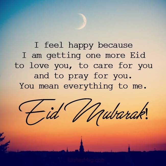 Eid Mubarak Quotes For Lover