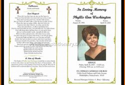 Free Funeral Program Cover Templates