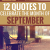 Quotes On September