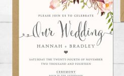 16 Printable Wedding Invitation Templates You Can Diy Wedding