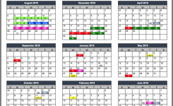 2018 2019 Rcs Calendar Rutherford County Schools