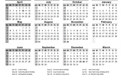 2020-2021 Fiscal Calendar Uk Template – Free Printable Templates