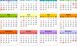 2020 Australian Calendar Printable Australia Calendar 2020 Free