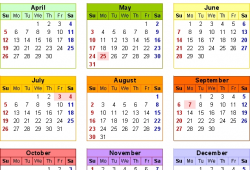August 2020 Calendar Pdf