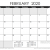 Monthly 2020 Holidays Calendar Template