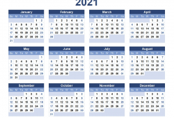 2021 Calendar Malaysia