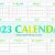 2023 Year Calendar Printable