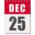 Christmas 25th December Calendar