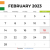 February 2023 Calendar India