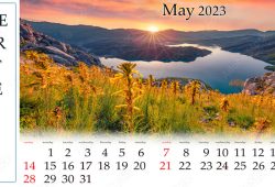 May 2023 Calendar Landscape
