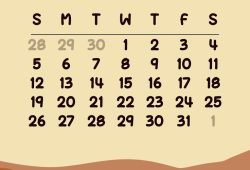 May Month Calendar 2024